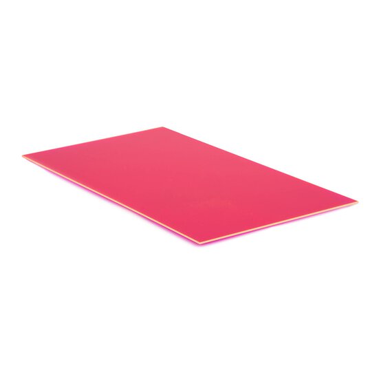 Glowforge Proofgrade Fluorescent Pink Acrylic 12 x 20 Inches image number 1