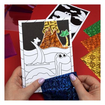 Dinosaur Foil Art Kit