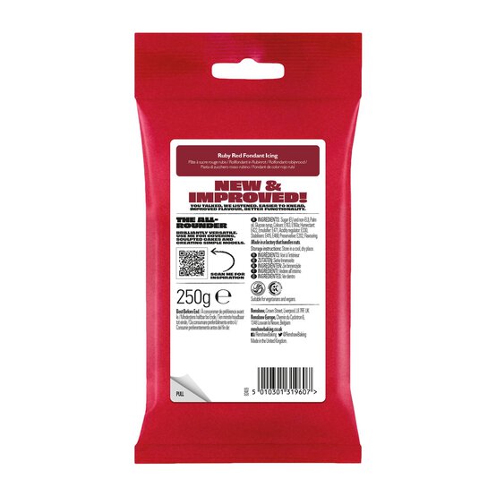 Renshaw Ready To Roll Ruby Red Icing 250g image number 3