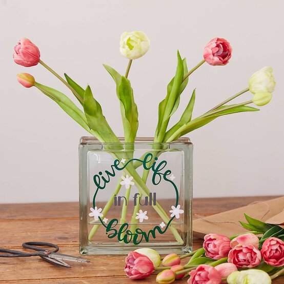 Clear Glass Block 19cm x 19cm x 8cm image number 7