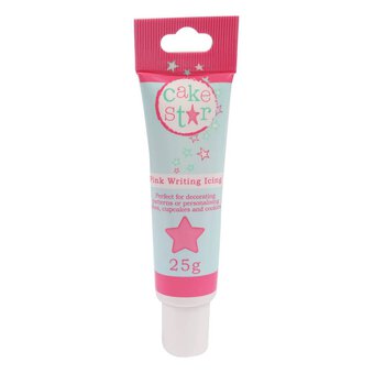 Cake Star Pink Writing Icing 25 g