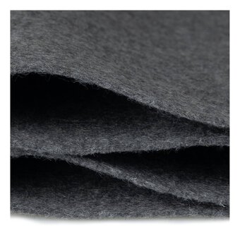 Charcoal Polyester Felt Sheet A4