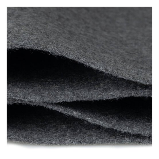 Charcoal Polyester Felt Sheet A4 image number 2