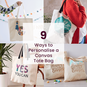 9 Ways to Personalise a Canvas Tote Bag image number 1