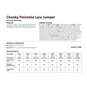 Knitcraft Chunky Pointelle Lace Jumper Digital Pattern 0292 image number 4