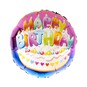Large Happy Birthday Cake Foil Balloon image number 1