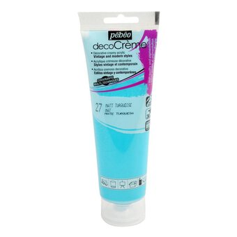 Pebeo Turquoise Deco Creme Paint 120ml