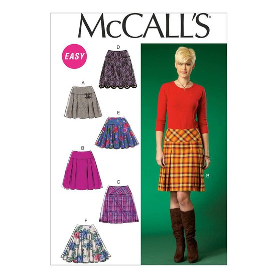 McCall&rsquo;s Women&rsquo;s Skirts Sewing Pattern M7022 (10-18) image number 1