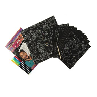 Mess-Free Scratch Art