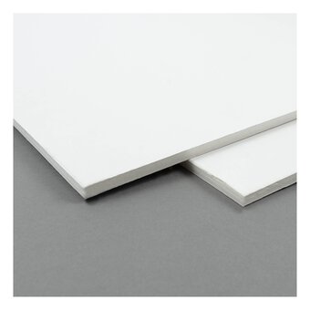 West Design White Foam Board A4 5 Pack