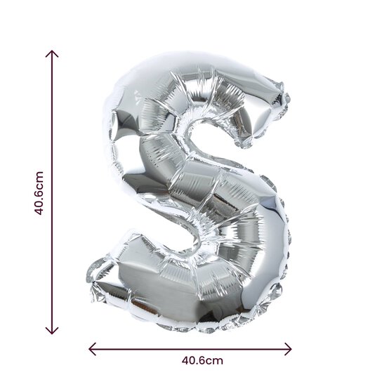 Silver Congrats Foil Balloon Set image number 2