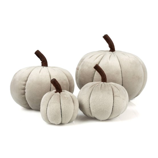 Grey Plush Pumpkin 9cm image number 3