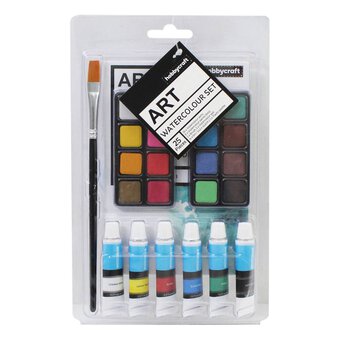 Mini Watercolour Set 25 Pieces