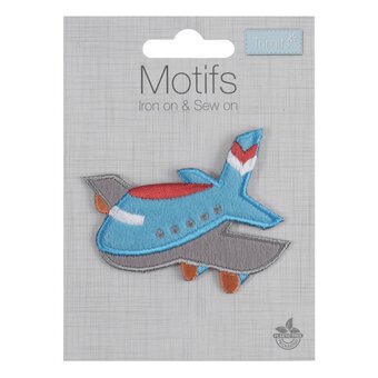 Trimits Plane Iron-On Patch