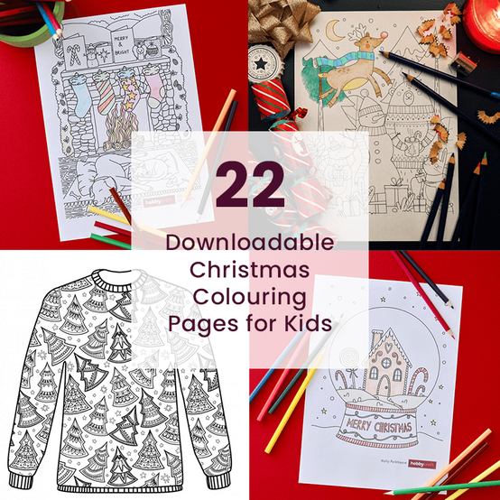 22 Downloadable Christmas Colouring Pages for Kids image number 1
