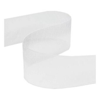 White Organza Ribbon 25mm x 5m
