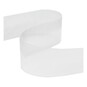 White Organza Ribbon 25mm x 5m image number 1