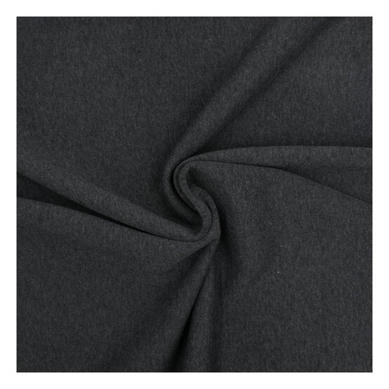 Dark Grey Terry Fabric by the Metre image number 1