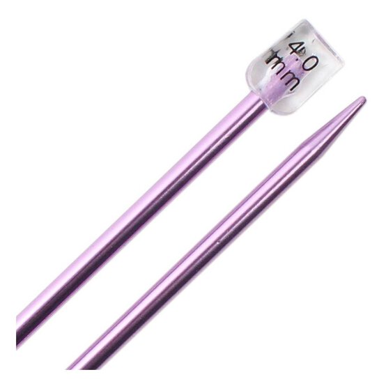 Knitcraft Light Purple Knitting Needles 4mm image number 1