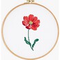 FREE PATTERN DMC Scarlet Peony Cross Stitch 0215 image number 4