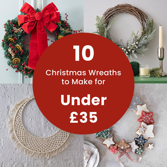 10 Christmas Wreaths to Make for Under &pound;35 image number 1