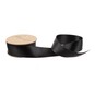 Black Double-Faced Satin Ribbon 24mm x 5m image number 1