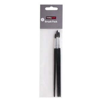 Nylon Brush Set 3 Pack