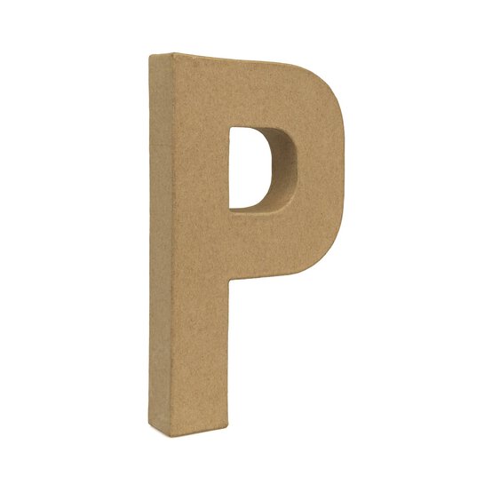 Mache Letter P 20cm image number 1
