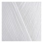 Women's Institute White Premium Acrylic Yarn 100g image number 2