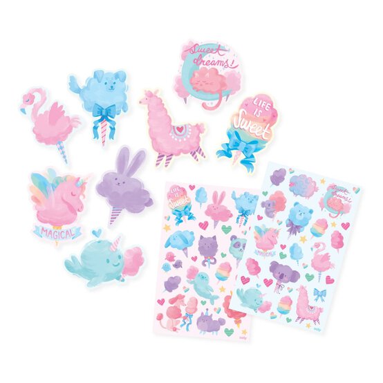 Cotton Candy Scented Stickers image number 2