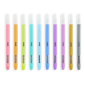 Lustre Metallic Brush Markers 10 Pack