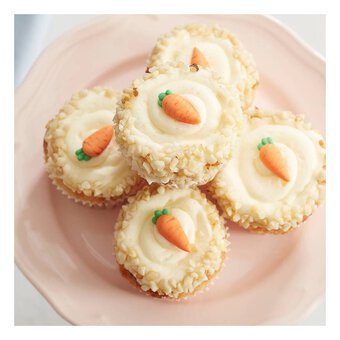Baked With Love Carrot Sugar Toppers 12 Pack