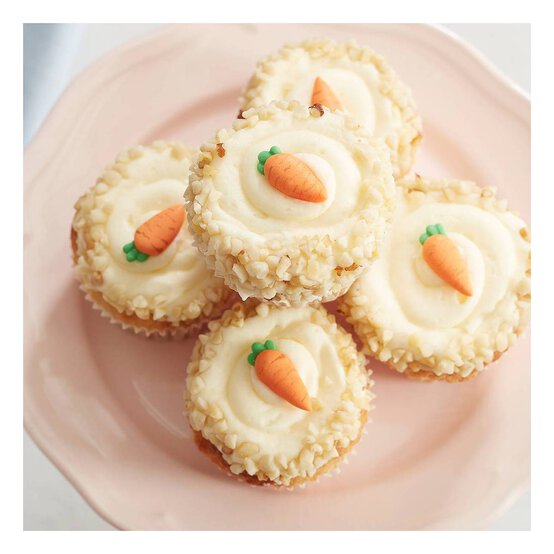Baked With Love Carrot Sugar Toppers 12 Pack