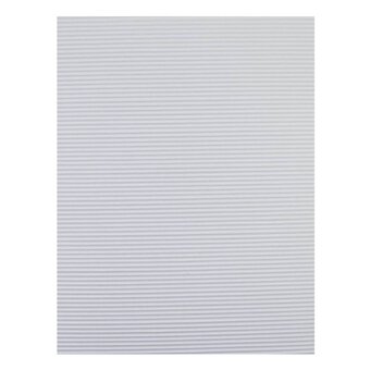 White Corrugated EVA Foam Sheet 22.5cm x 30cm