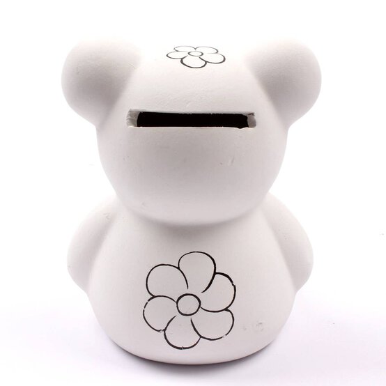 Paint Your Own Teddy Bear Money Box image number 2