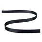 Black Double-Faced Satin Ribbon 12mm x 5m image number 2