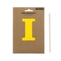 Extra Large Gold Foil Letter I Balloon image number 3