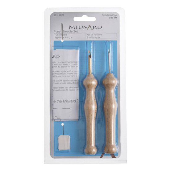 Milward Punch Needle Size 10 Set 2 Pack