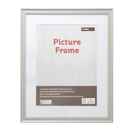 Vintage Grey Picture Frame A3 image number 1