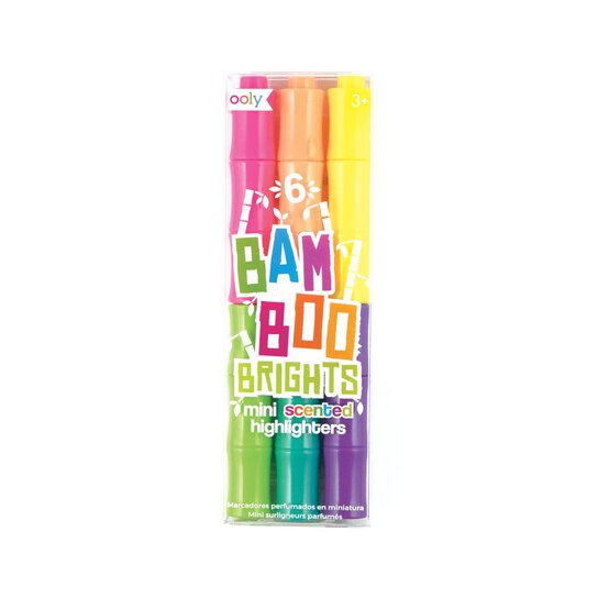 Bamboo Bright Mini Scented Highlighters 6 Pack image number 1