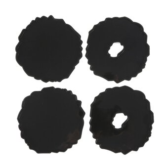 Pebeo Gedeo Geode Coaster Moulds 4 Pack