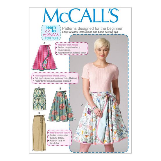 McCall&rsquo;s Women&rsquo;s Skirts Sewing Pattern M7129 (8-16) image number 1
