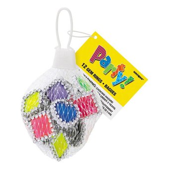 Gem Rings 12 Pack