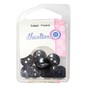 Hemline Black Basic Fish Eye Button 13 Pack image number 2