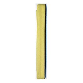 Lemon Poly Cotton Bias Binding 12mm x 2.5m