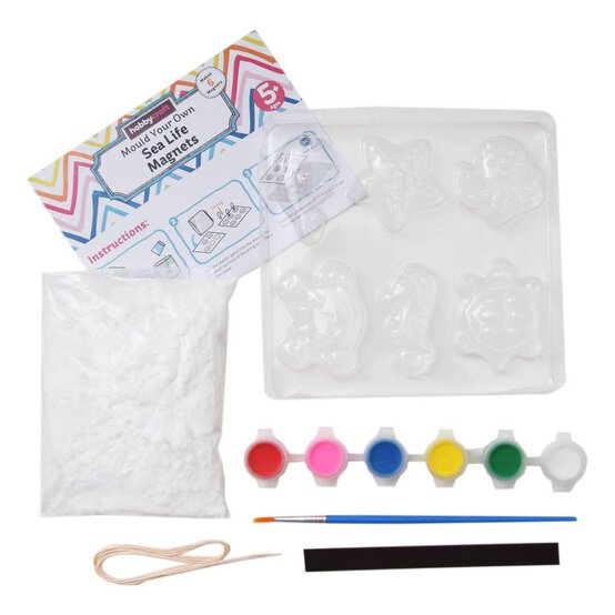 Mould Your Own Sea Life Magnets 6 Pack image number 2