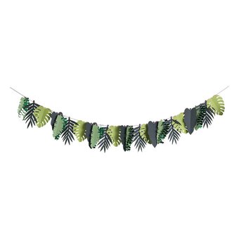 Tropical Leaf Garland 2m