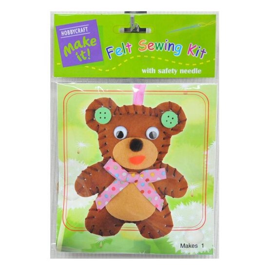 Felt Bear Sewing Kit image number 1