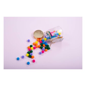 Violet Studio Bright Pom Poms Jar 75 Pack