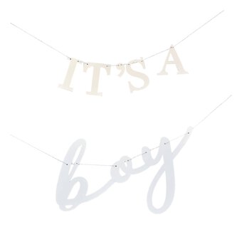 Ginger Ray It&rsquo;s a Boy Baby Shower Bunting 1.5m